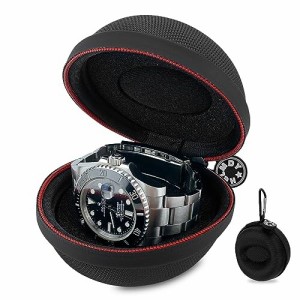 HELMDY 腕時計収納ケース 時計ケース スマート時計用 旅行 出張 時計収納ケース Watch Case 52MMまで 1680Dナイロン仕様 防水 耐衝撃