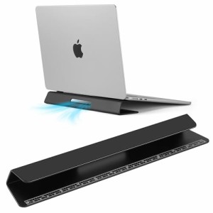 Psitek ノートパソコン冷却スタンド アルミ製 - 冷却効果・快適な作業姿勢・安定性が向上 - MacBookおよび全てのノートパソコン対応 - 定