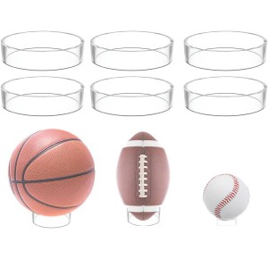 ボールスタンド ディスプレイスタンド 野球 フットボール ラグビー バレーボール バスケットボール サインボールなどのボールに適用 6個