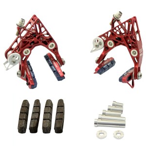 KCNC CB3 Road ANGLE Brake Set (Front + Rear), Red, CB3-R, SK2292