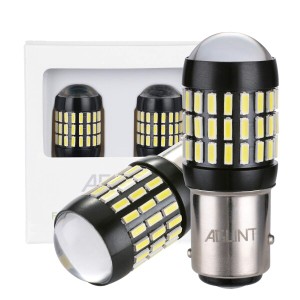 AGLINT S25 ダブル LED テールランプ バックランプ ウインカー ランプ コーナーランプ 1157 BAY15D ピン角度180度段違い 12V-24V兼用 無