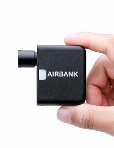 AIRBANK POCKET 自転車 空気入れ 電動ポンプ 95g軽量 小型携帯空気入れ ロードバイク 仏式米式バルブ対応