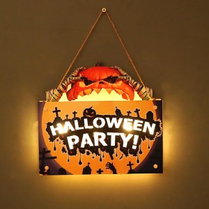 ハロウィン 飾り led 吊り下げ式 ライト 装飾 壁 ドア 玄関飾り パーティー グッズ halloween decoration