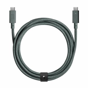 Native Union (ネイティブユニオン) Type-C Belt Cable Pro - 240W USB Type-C~Type-C 2.4m レザーストラップ付き超強力充電ケーブル iPh