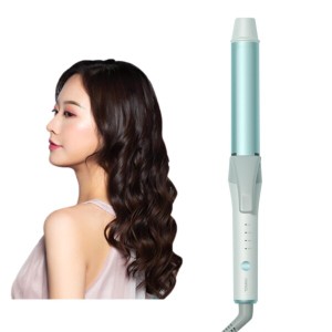 カールアイロン 32mm 28mm マイナスイオン 傷まない ヘアアイロン カール 自動電源オフ機能 おしゃれ ヘアーアイロン RIWA 海外対応 3段