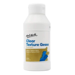 Mont Marte ジェッソ アクリルメディウム アクリル絵の具 ポーリングメディウム Clear Texture 透明 Transparent Gesso 絵の具 アクリル 