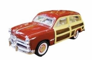 Kinsmart フォード・ウッディワゴン　1949 Ford Woody Wagon　Ford's out Front ! (レッド)