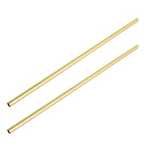 Aopin真ちゅう丸管銅パイプID 6.6mm / 13/50" x OD 7mm / 7/25"中空銅管 - 300mm / 1 Ft / 12 インチ長さ冷蔵庫用毛細管、冷却システム、