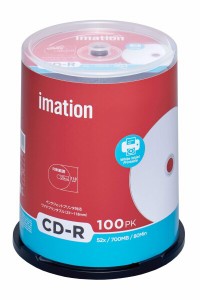imation イメーション 1回記録用 CD-R IM002 (52倍速/100枚)