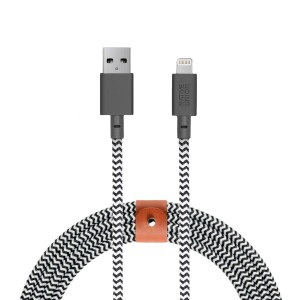 NATIVE UNION (ネイティブユニオン) BELT Cable XL 充電ケーブル 3m (MFi認証) USB-A USB Type A to ライトニング iPhone 急速充電 デー