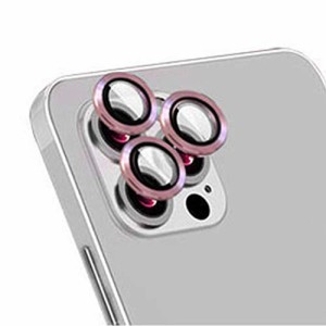 iPhone 12 Pro カメラレンズガラスフィルム 9H カメラレンズ保護 アップル アイフォン12プロ カメラレンズ メタルリング ファッションリ