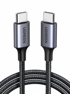 UGREEN USB Type C ケーブル- usb-c ケーブル USB C to USB C 断線防止 タイプC ケーブル iPhone 15 MacBook iPad Pro 2018 Xperia XZ1 G