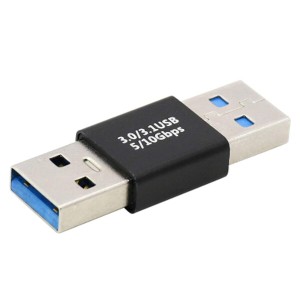 オーディオファン USB オスオスコネクタ USB3.1 Gen2 (USB 3.2 Gen2) USB-A 中継コネクタ 10Gbps対応