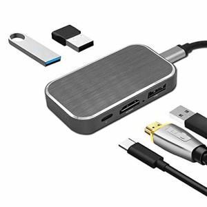 CANEOV USB C ハブ HDMI搭載 4K 60HZ USB3.0 5Gpbs超高速データ転送 PD急速充電 5in1 USB-C充電ポート 2020 Mac Air、MacBook Pro 13/15 