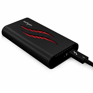 Archgon Thunderbolt 3 1TB 外付け M.2 NVMe PCIe Gen3×4 SSD アルミニウム筐体 ポータブル 熱伝導シート付属 最大読み書き速度 3400MBs
