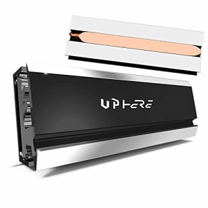 Novonest M.2 SSD ヒートシンク 2280mm 高性能SSD冷却ヒートシンク M.2 SSDクーラー アルミ製 熱伝導シート 純銅ヒートパイプ付 両面サー