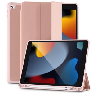 Maledan iPad ケース 第9世代 2021/2020 ペンシル収納 ipad ケース10.2インチ 衝撃吸収 TPU スタンド機能付き オートスリープ/ウェイク i