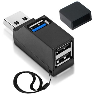 USBハブ 3.0 (USB3.0+USB2.0*2ポート) 拡張 3ポート バスパワー ポート拡張 高速データ転送 指紋防止加工 超小型 軽量 携帯便利 usbハブ 