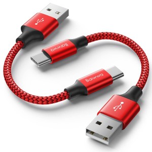 USB Type C ケーブル 短い Baiwwa USB-A to USB-C 急速充電 ケーブル 30cm QC3.0対応 タイプC ケーブル 短め 高速データ転送 Xperia XZ2 
