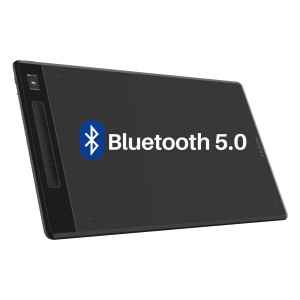 HUION ペンタブレット 板タブ 13.6x8.5インチの広い作業領域 ワイヤレス Bluetooth対応 Windows Mac Android Chromebook Linux HarmonyOS
