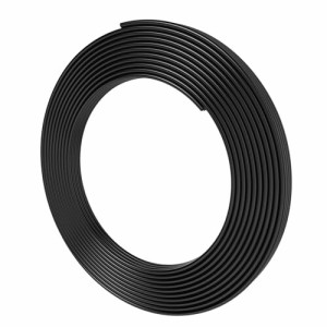 Aopin [ファイ]1mm 黒内径熱収縮チューブ2：1湿気腐食に対する絶縁シール、耐摩耗性ケーブルプロテクター、黒 5M（16.4Ft）1個