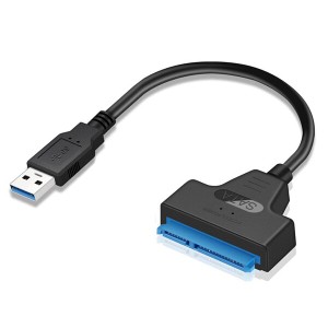 CHENYANG超高速5 Gbps USB 3.0 to SATA 22ピンアダプタケーブル2.5ハードディスクドライバSSD