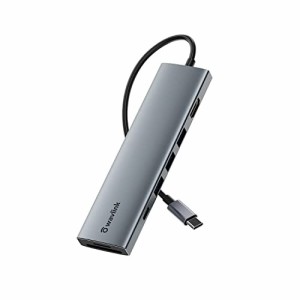 WAVLINK USB-Cドッキングステーション 7-in-1 Type-Cマルチポートアダプター PD100W電力供給 HDMI4K @ 30Hz - SD TFカードスロット PC用U