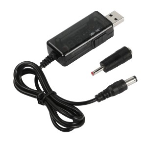 CERRXIAN USB 5Vから9V 12電圧昇圧変換器ケーブル、USB 5V 2A昇圧DC5521 9V/12V 0.8A昇圧器電源アダプタ、DC35135変換器、LEDディスプレ