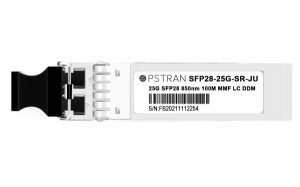 OPSTRAN 25GBASE-SR SFP28モジュール、Juniper QFX-SFP-25G-SR JNP-SFP-25G-SR互換 25Gbps 850nm 100m DDM LC MMF
