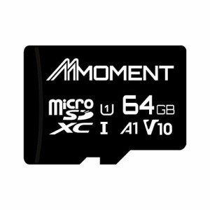 MMOMENT マイクロSDカード 64GB MicroSDXCカード / Class10 / UHS-I / U1 / A1 / V10 / SDアダプター付