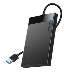 UGREEN 2.5インチ HDD ケース HDD/SSD ケース  USB A SATA 3.0 2.5型 外付けケース UASP対応 5Gbps高速転送速度 6TB容量 9.5mm/7mm HDD/S