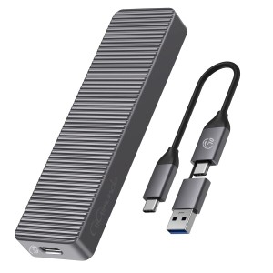 GiGimundo M.2 SSD 外付けケース SATA/NVME両対応 10Gbps M.2 NVMe SSD ケース M-Key/B+M Key対応 USB Type-C 3.2 Gen 2 アルミ材質 高放