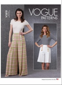 Vogue Patterns V1815 Misses' Pants レディース パンツ 型紙セット サイズ：サイズ：US8-10-12-14-16 V1815