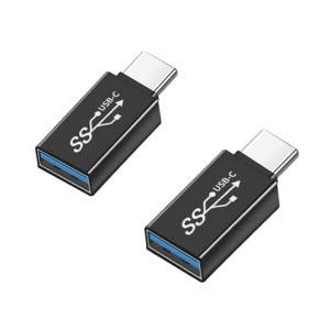 USB Type C (オス) to USB A 3.0 (メス) 変換アダプタ (2個セット)YITONGXXSUN OTG 3.0対応 USB 3.0 高速データ転送変換 タイプc iPhone 