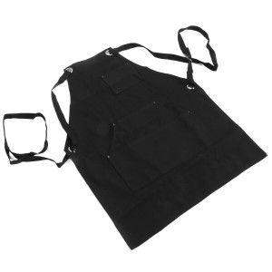 (DIWR) Apron, Garden Apron Durable Black Multifunction for Restaurant