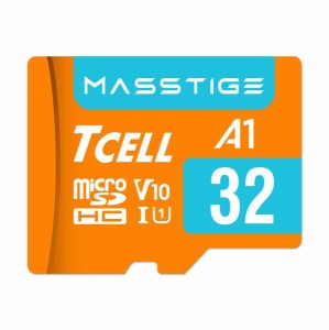TCELL MASSTIGE 32GB microSDHC A1 USH-I U1 100MB/秒 フルHD メモリカード アダプター付き