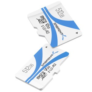 SABRENT MICRO SDカード 512GB X2, まいくろSDXC カード V30、メモリーカード、UHS-IIメモリーカード、PS5・PS4・Macbookその他のデバイ