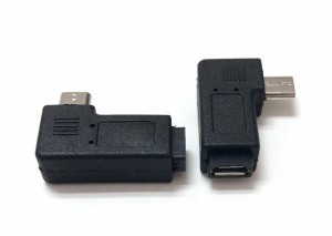 Access  Micro USB 方向転換 マイクロUSB 延長 アダプター 右Ｌ型 EM39-R