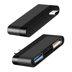 Pad Pro用USB TypeCハブ,3-in-1 USB Cアダプタ,USB 3.0ポート,microSDカードリーダーPad Pro 2020 2019 2018,MacBook Pro Air (Space Gra