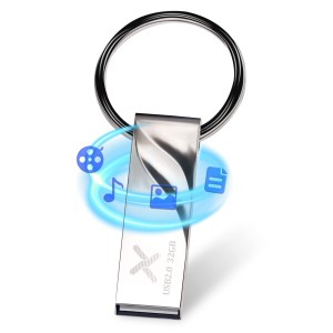 USBメモリ 32GB USB2.0 高速USB亜鉛合金ボディ 防水 防塵 耐衝撃 Windows/Mac対応 超小型 USBメモリー シルバー