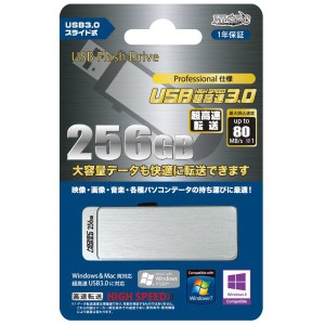 HIDISC USBメモリー 256GB USB3.0 HDUF101S256G3