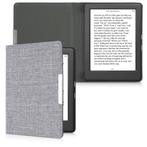 kwmobile 対応: Kobo Glo HD/Touch 2.0 用 ケース - 布 電子書籍カバー - オートスリープ reader 保護ケース