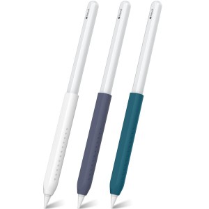 NIUTRENDZ Apple Pencil グリップ 第2世代 シリコン製 アップルペンシル グリップ 専用 握りやすい 疲れ軽減 三つセット (Apple Pencil 
