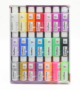 Mont Marte アクリル絵の具セート 21pc x 60ml Crafters Colour Discovery 工芸美術用 初心者、学生、手芸活動の理想的な選択