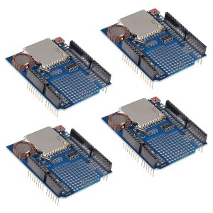 ACEIRMC データロガーモジュール ロギングシールド データレコーダーシールド Arduino用 SDカード付き 4個