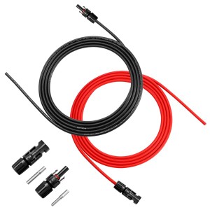 WBGADAM MC4 ケーブル 6m 4sq ソーラー延長ケーブル 12AWG 太陽光パネル用 ソーラーパネル 太陽光発電 蓄電池セット ソーラープラグ ケー