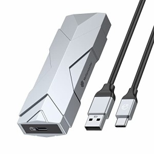 Yottamaster M.2 SSD 外付けケース NVME対応 M.2 SSDケース USB3.2 Gen2接続 UASP対応 10Gbps高速転送 アルミ ssd m.2 ケース 2230/2242/