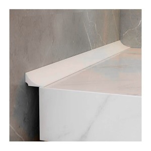 浴室用シール、シャワー用シール、自己粘着性シールテープ、洗面台、バス、ウェットルームの床用シャワー敷居の防水（白(2M))
