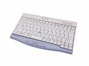 金井電器産業 USB Mini Keyboard Pro スティックポインタ 付き 日本語配列 ミニ キーボード コンパクト 白 HMB632KJP/R