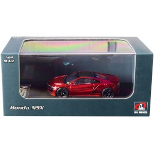 1/64 LCD ホンダNSX ダイキャストモデルおもちゃの車左ハンドル完成品 (赤)